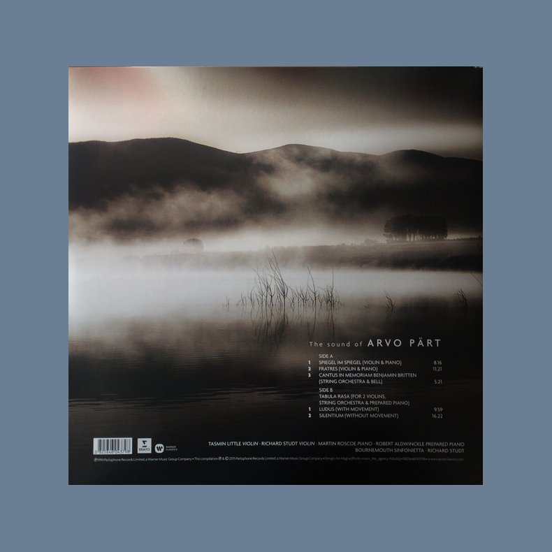 The Sound Of Arvo Prt - 2015 European Erato label 4-track LP