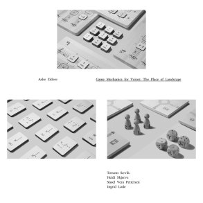 Game Mechanics For Voices: The Palce Of Landscape - 2025 Danish Anyines Label 3-track LP