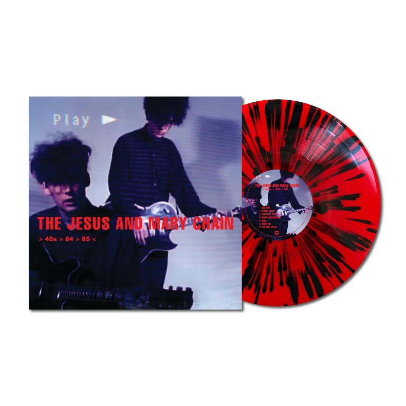 > 45s > 84 > 85 < - 2025 Rhino label Red with Black Splatter vinyl 13-track LP - RSD2025