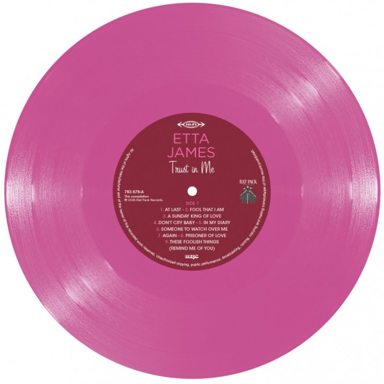 Trust In Me - 2025 European Rat Pack label Purple Vinyl 18-track LP - RSD2025