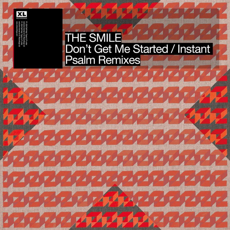 Don't Get Me Started / Instant Psalm - 2025 UK Xl Recordings Label 2-track 12"
