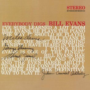 Everybody Digs Bill Evans - 2018 European WaxTime label Red vinyl 10-track LP Reissue