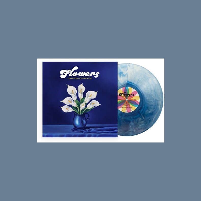 Flowers - 2025 US Dead Oceans Label Blue Iceberg Splash Coloured Vinyl 11-track LP 