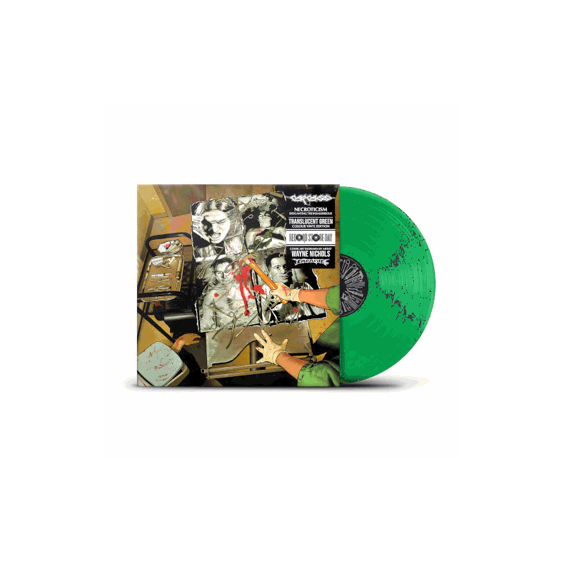 Necroticism Descanting The Insalubrious - 2025 UK Earache label green 8-track LP - RSD2025