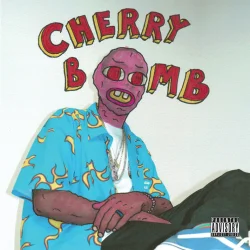 Cherry Bomb (Mask Cover) - 2025 European Odd Future label Blue vinyl 14-track 2LP set