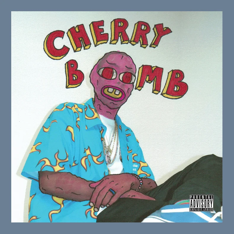 Cherry Bomb (Mask Cover) - 2025 European Odd Future label Blue vinyl 14-track 2LP set