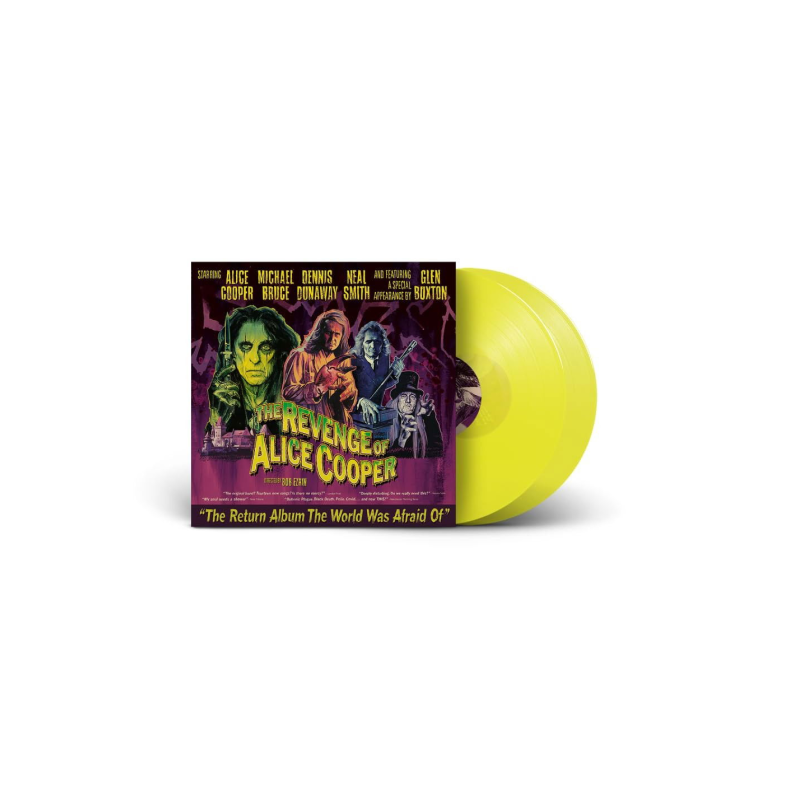 The Revenge of Alice Cooper - 2025 UK EarMusic Label Yellow Vinyl 14-track 2LP Set (Pre-Order)