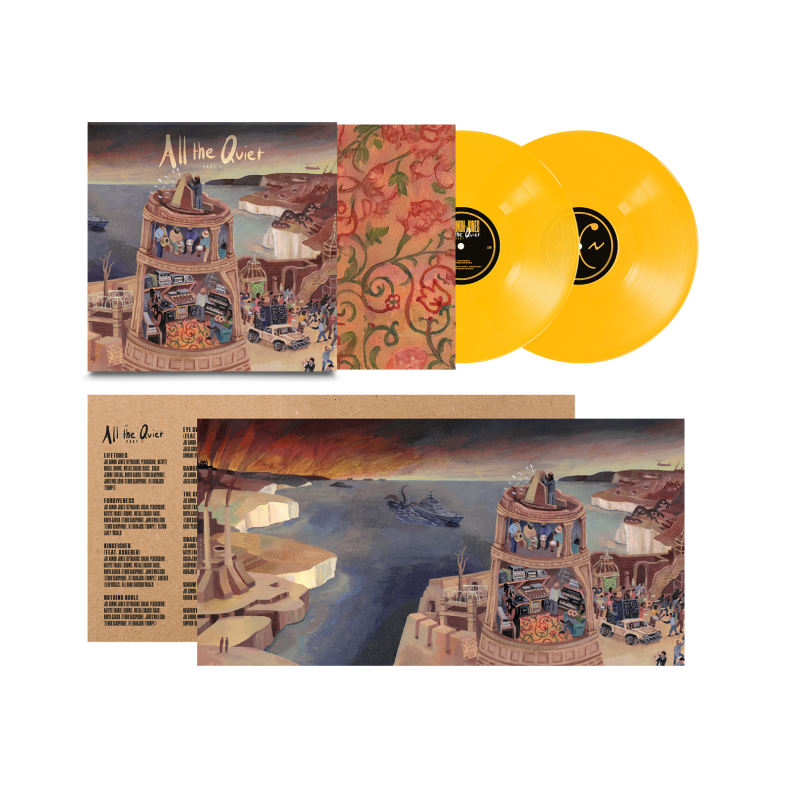 All The Quiet (Part I) - 2025 UK Aquarii label Transparent Orange vinyl 10-track 2LP