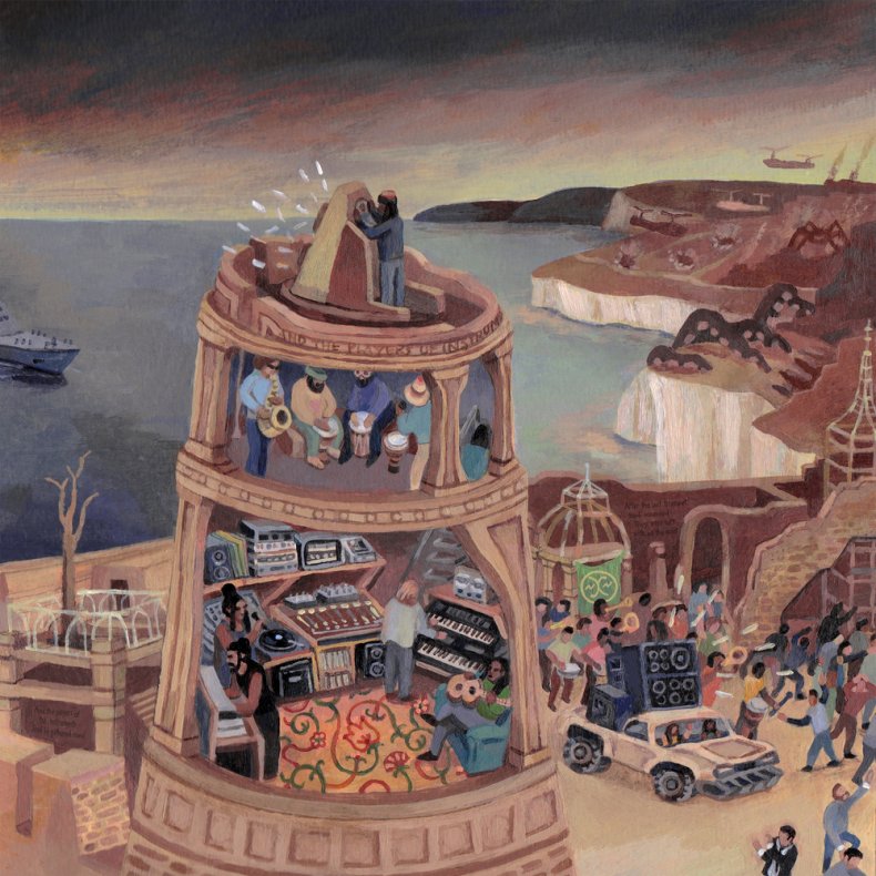 All The Quiet (Part I) - 2025 UK Aquarii label Transparent Orange vinyl 10-track 2LP