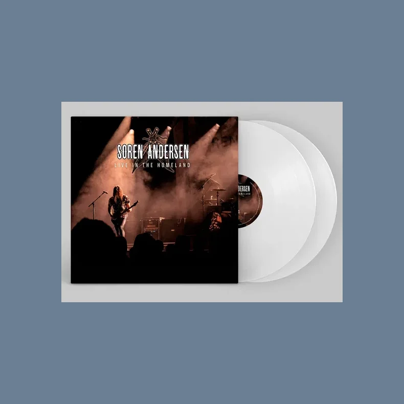 Live In The Homeland - 2025 Danish Mighty Music label Clear vinyl 16 track 2LP set