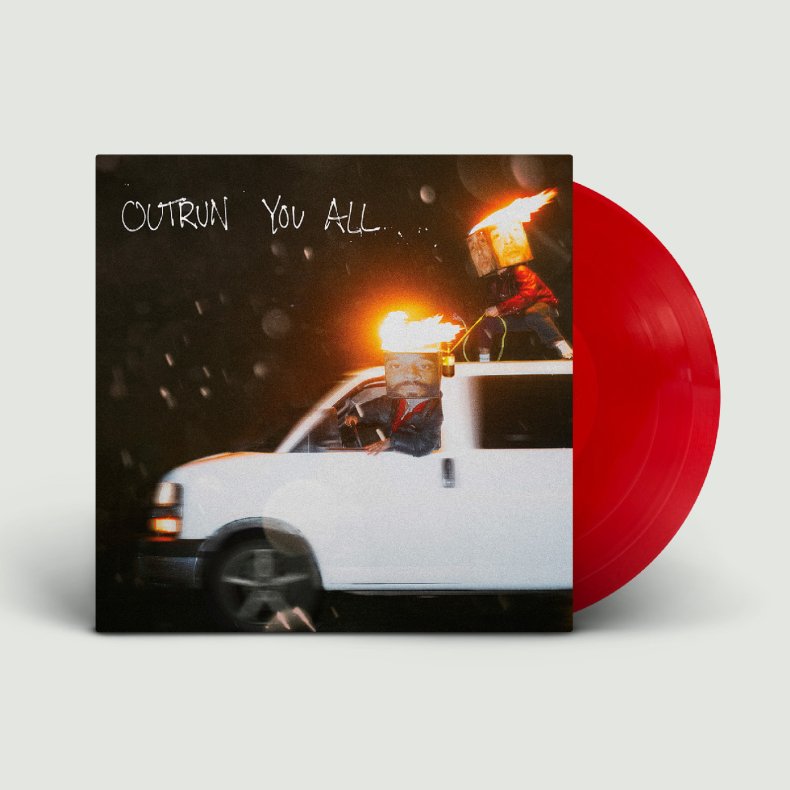 Outrun You All - 2025 Red Bull label Red vinyl 7-track 12" EP