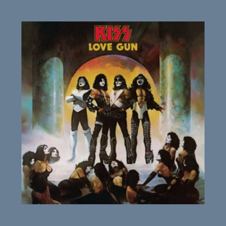 Love  Gun - 2014 US Commercial Marketing Label 10-track LP Reissue