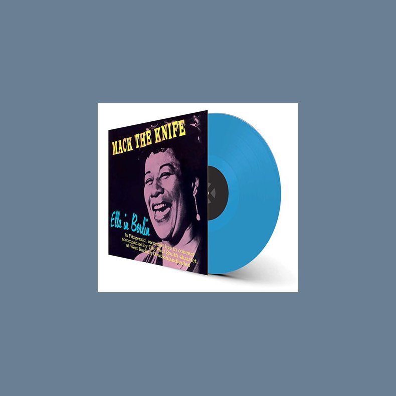 Ella In Berlin-Mack The Knife - 2018 European Wax Time in Color Label Blue Vinyl 13-track LP Reissue