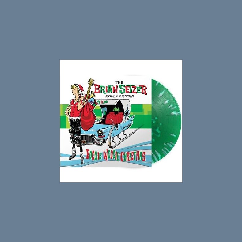 Boogie Woogie Christmas - 2019 European Surfdog Label Green/White Vinyl 14-track LP