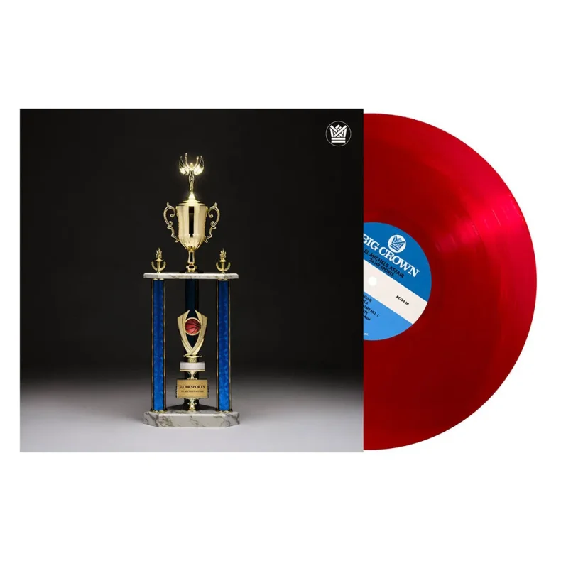 24 Hr Sports - 2025 US Big Crown Translucent Red Vinyl 17-track LP (Pre-Order)