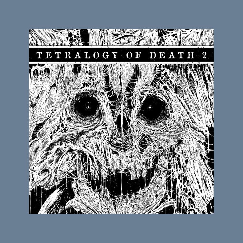 Tetralogy Of Death 2 - 2024 Danish Extremely Rotten Productions 4-track 12"