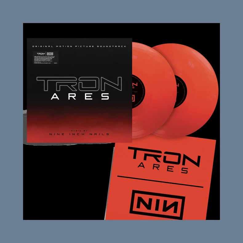 Tron: Ares - 2025 European Polydor Label Transparent Red Vinyl 24-track 2LP Set (Pre-Order)