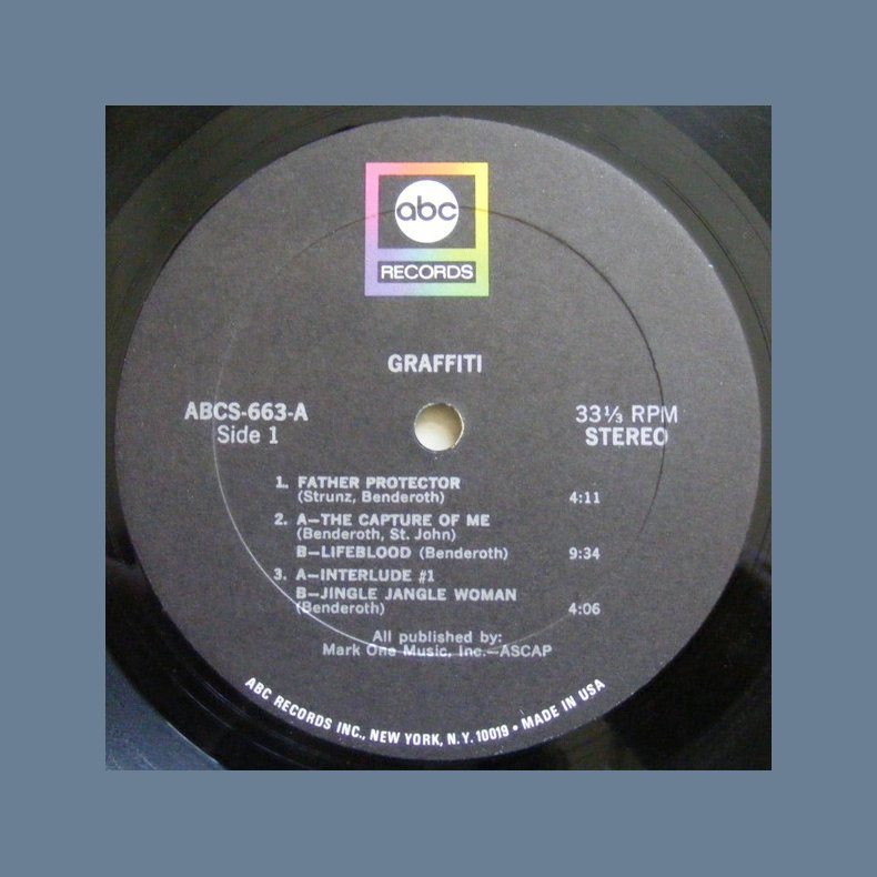 Graffiti - Original 1968 US ABC label 5-track LP