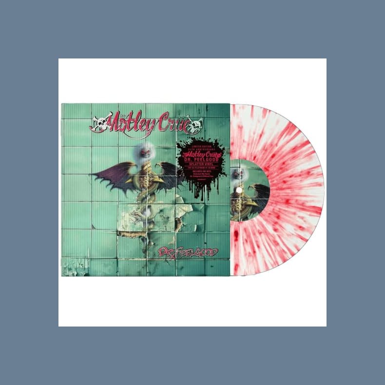 Dr. Feelgood - 2024 European BMG Label White &amp; Red Splatter Vinyl 11-track LP Reissue