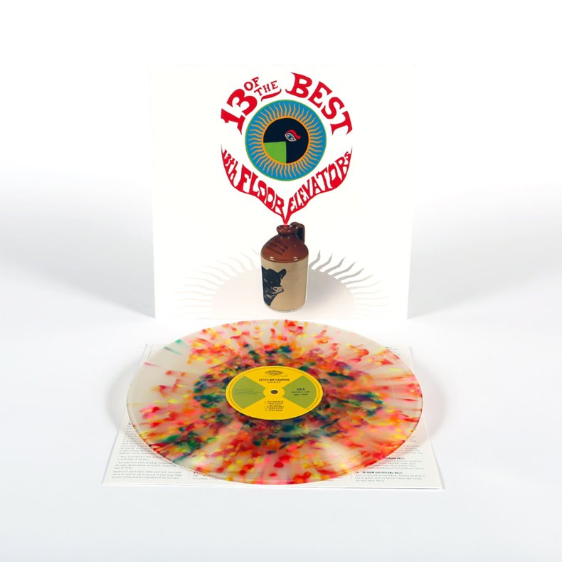 13 Of The Best - 2023 European Charly Records label Lysergic Splatter vinyl 13-track LP