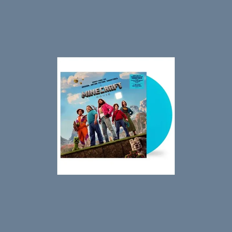 A Minecraft Movie - 2025 European WaterTower Music Teal Color Vinyl Label 15-track LP