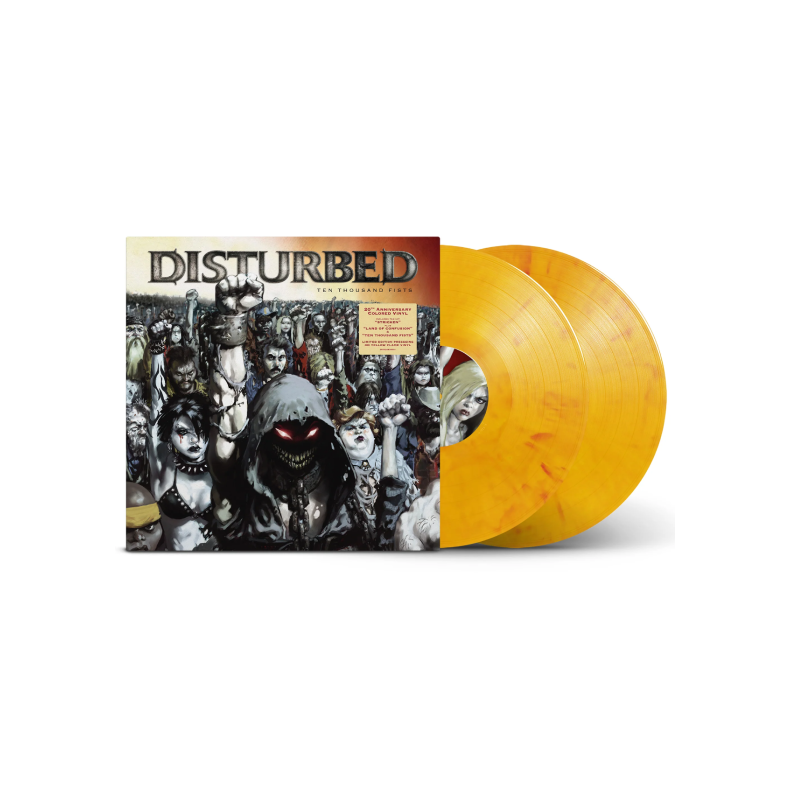 Ten Thousand Fists - 2025 European Warner Label Yellow Flame Vinyl 14-track 2LP Set 