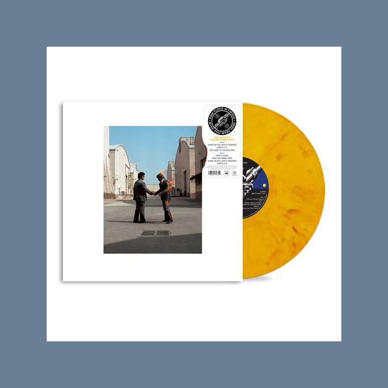 Wish You Were Here - 2025 European Harvest Label Yellow Flame Vinyl 5-track LP Reissue (Pre-Order)