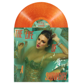 The Life Of A Showgirl - 2025 European Republic label Orange Glitter vinyl 12-track LP 