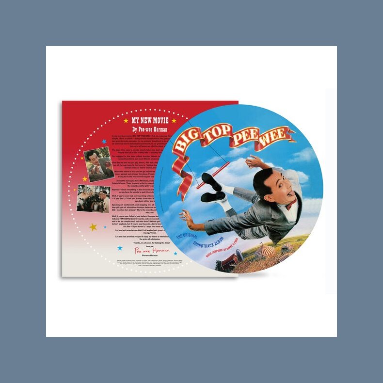 Big Top Pee-Wee - 2025 European Legacy label 32-track Picture Disc LP - Black Friday 2025
