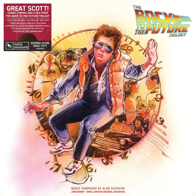 The Back To The Future Trilogy - 2025 EU Concord label Brown vinyl 19-track LP - Black Friday 2025