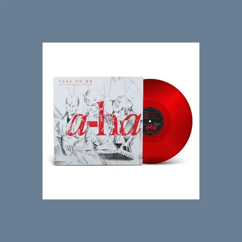 Take On Me (40th Anniversary EP) - 2025 EU Rhino label Red vinyl 8-track 12" EP - Black Friday 2025