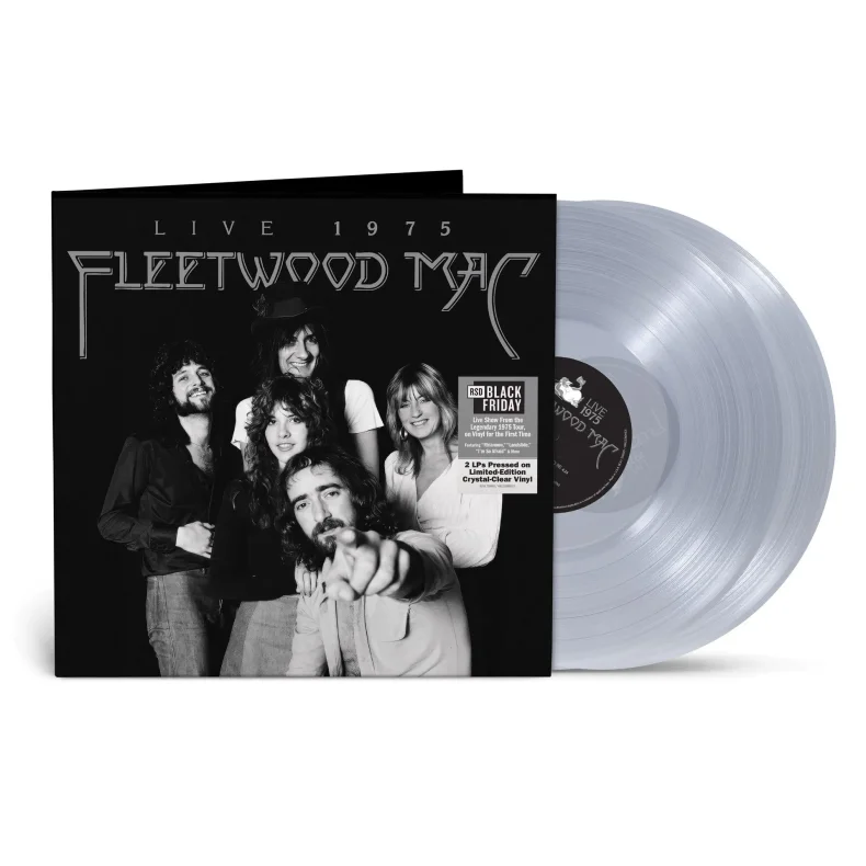 Fleetwood Mac: Live 1975 - 2025 EU Rhino label Clear vinyl 13-track 2LP - Black Friday 2025
