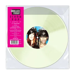 I Love It (feat. Charli XCX) - 2025 EU Atlantic label Glow vinyl 10-track 12