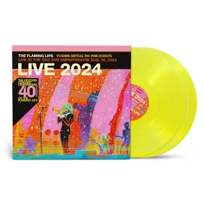 Yoshimi Battles The Pink Robots - 2025 EU Warner label Yellow vinyl 11-track 2LP - Black Friday 2025