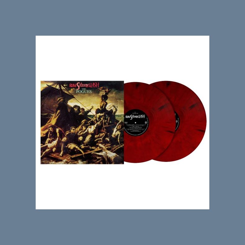 Rum Sodomy and the Lash - 2025 European Pogue Mahone Records Red Marble Vinyl 12-track LP Reissue