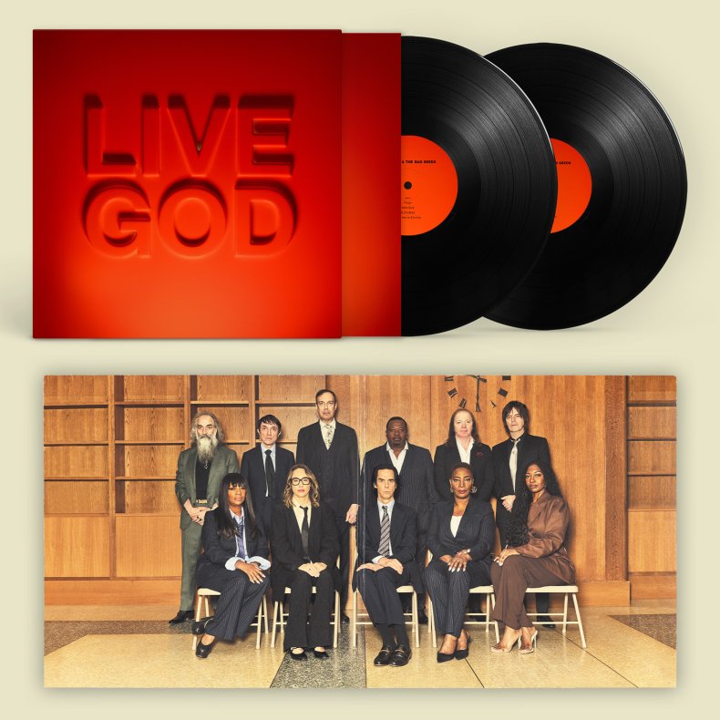 Live God - 2025 European PIAS Label 15-track 2LP Set (Pre-Order)