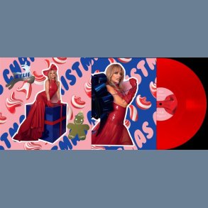 Kylie Christmas (Fully Wrapped) - 2025 European PLG Label Red Vinyl 12-track LP (Pre-Order)