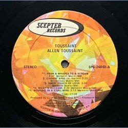 Toussaint - Original 1971 US Scepter label 10-track LP