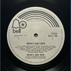 Brown's Home Brew - Original 1972 Bell label 10-track LP