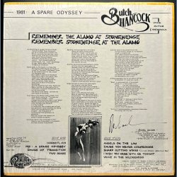 1981: A Spare Odyssey - Original 1981 Rainlight label 9-track LP