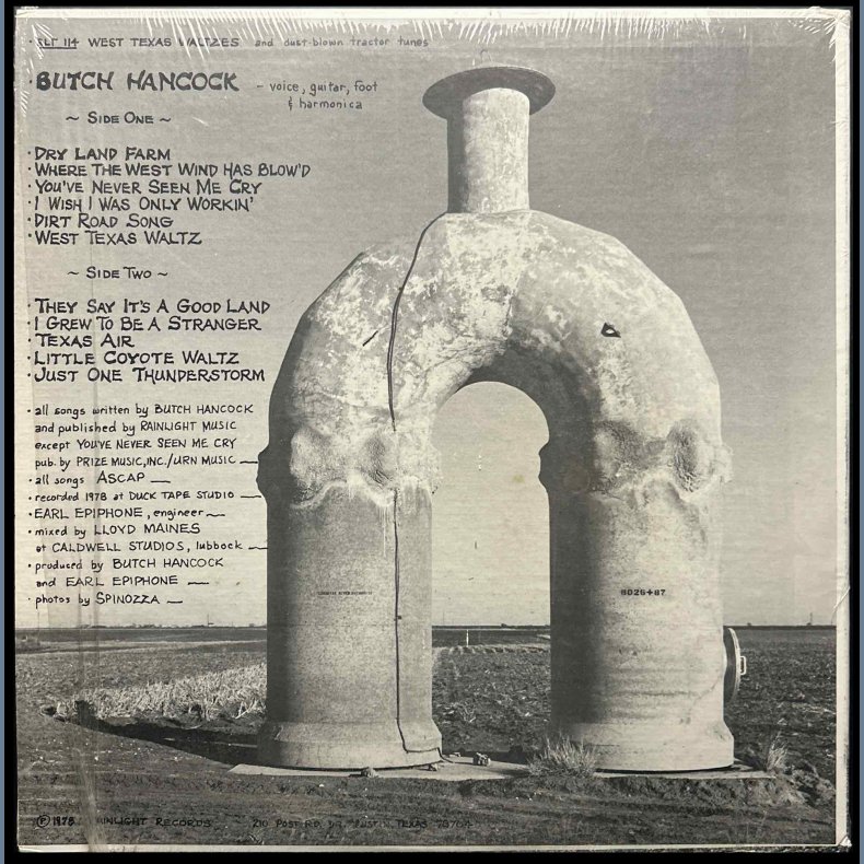 West Texas Waltzes &amp; Dust-blown Tractor Tunes - Original 1978 US Rainlight label 11-track LP