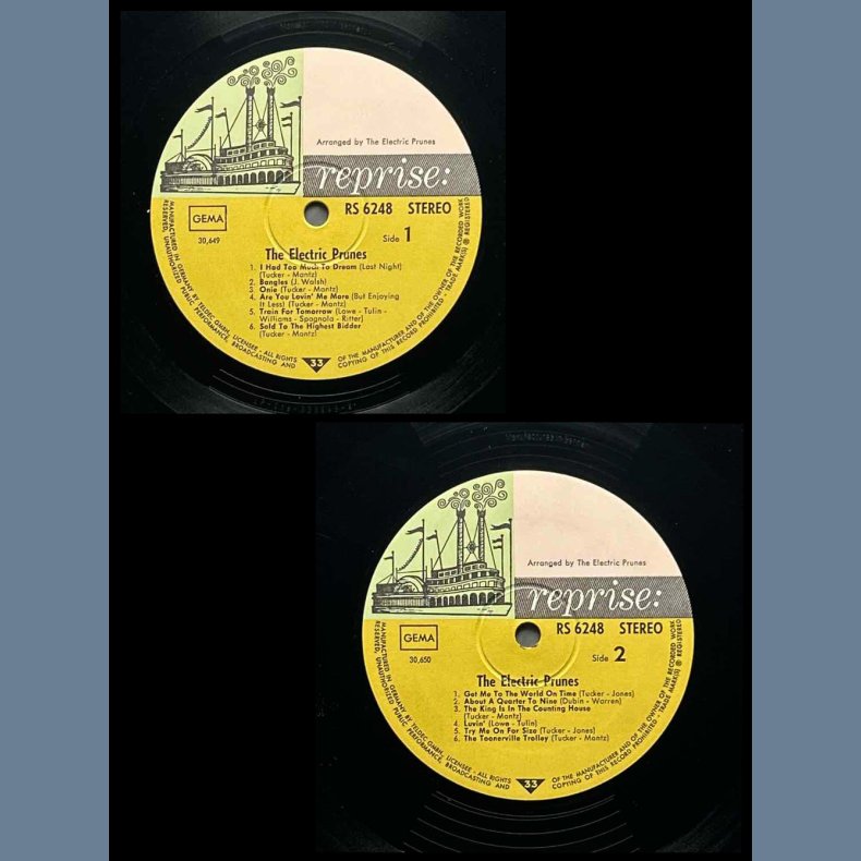 The Electric Prunes - Original 1967 German Reprise label 12-track LP