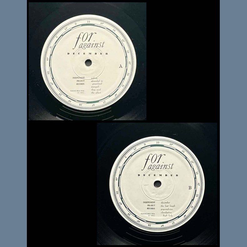 December - Original 1988 Independent Project label 8-trackLP