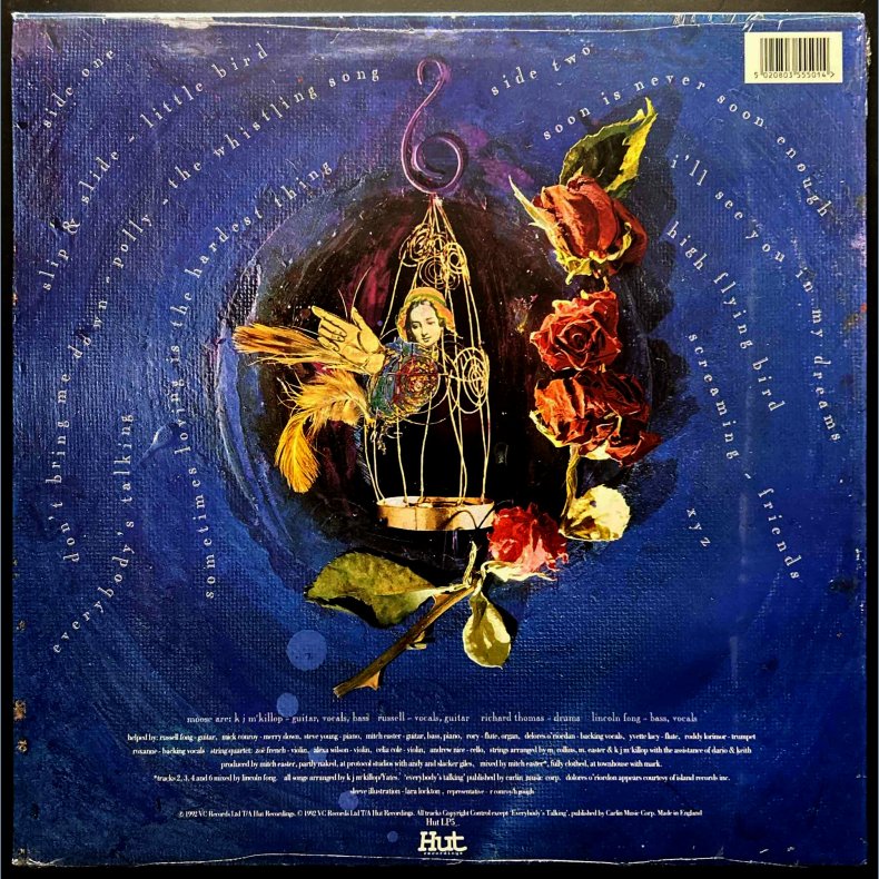 ... XYZ - Original 1992 Hut label 13-track LP - Incl. 2-track Live 7" Single
