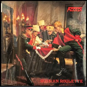 Russian Roulette - 1986 US Portrait label 10-track LP