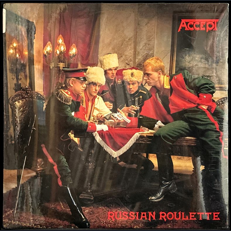 Russian Roulette - 1986 US Portrait label 10-track LP