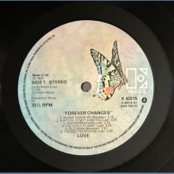 Forever Changes - 1976 UK Elektra label 11-track Stereo LP