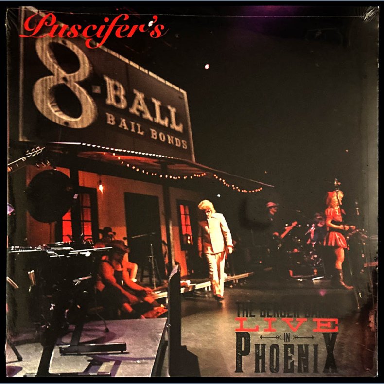 Puscifer's 8-Ball Bail Bonds - The Berger Barns Live In- 2013 US Puscifer label Red Vinyl 9-track LP
