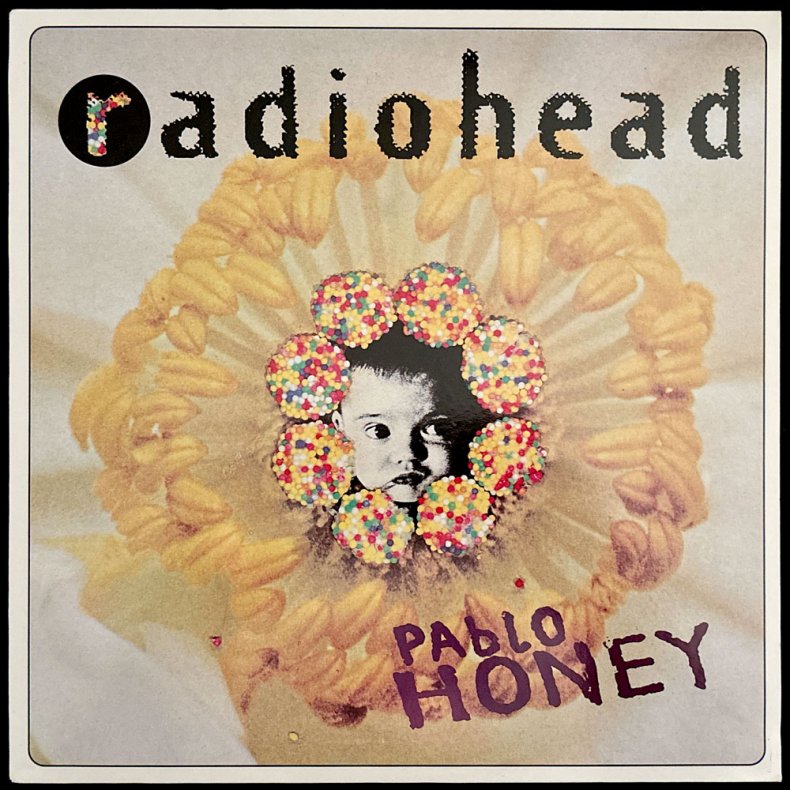 Pablo Honey - 1993 UK Parlophone label 1st Pressing 12-track LP