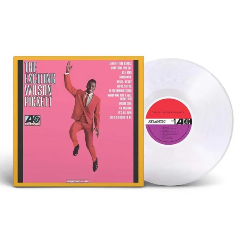 The Exciting Wilson Pickett - 2023 European Atlantic label Crystal Clear vinyl 12-track LP Reissue